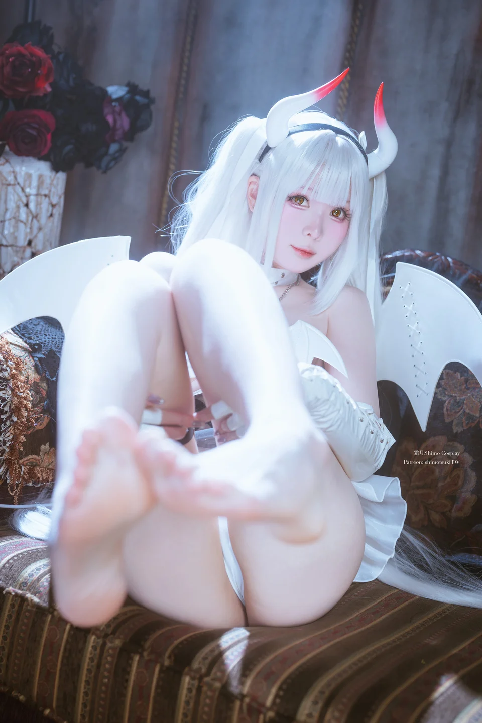 霜月shimo - No.159 Blanc Demon [21P-43MB] tg@simisebaisi 【丝足阁】005.webp